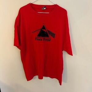 Vintage Pink Floyd T‎ Shirt Anthill Trading Rockware Adult XL Band Tee Red
